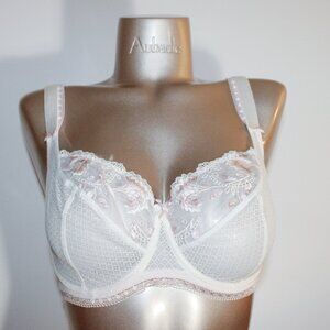 Aubade Paris Sample Nymphea Paradis White Bra 34E